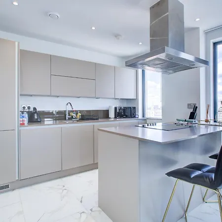 Canary Wharf 2 Bedroom Luxury Apartment Londen Buitenkant foto